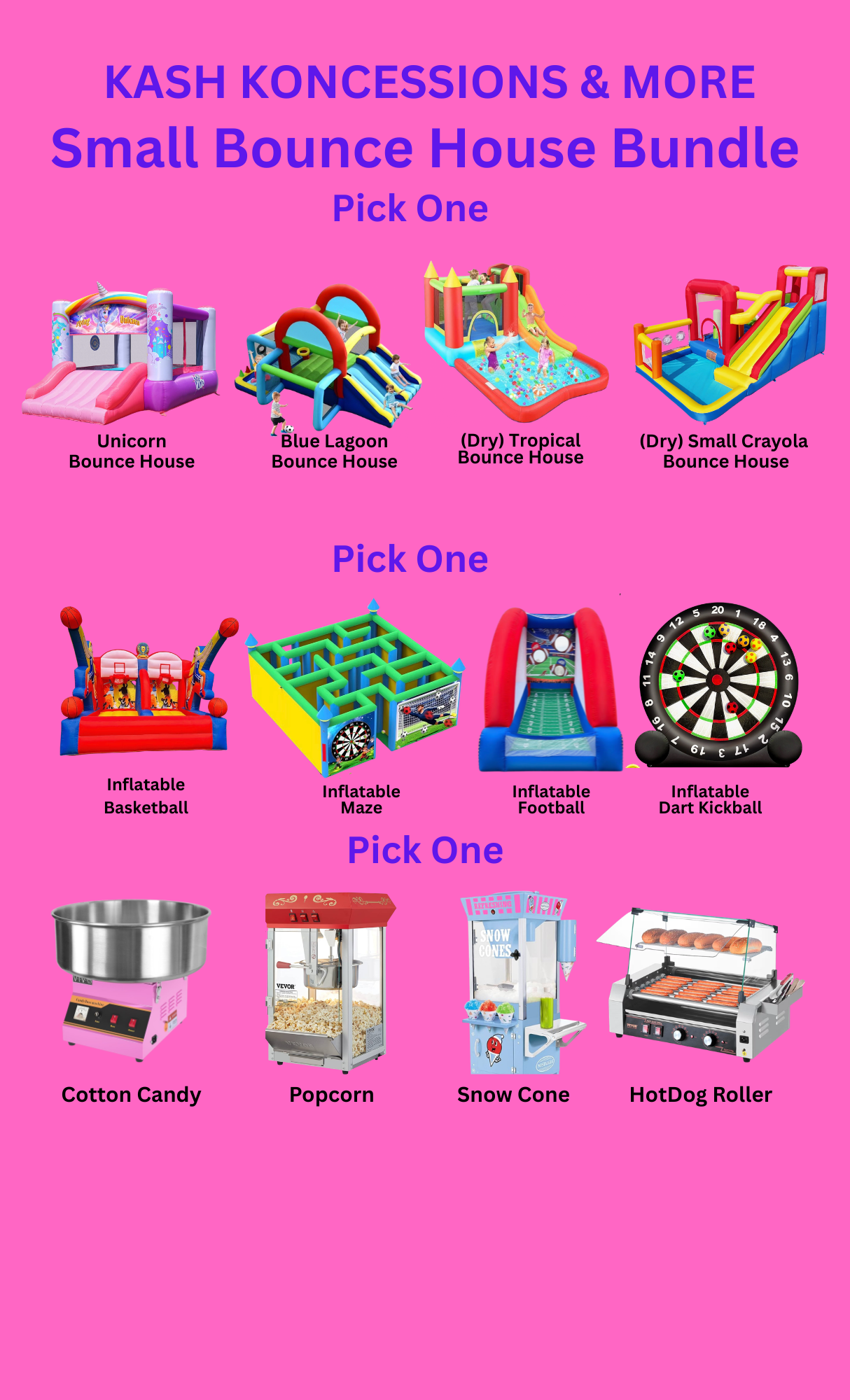 Small Bounce House Bundle